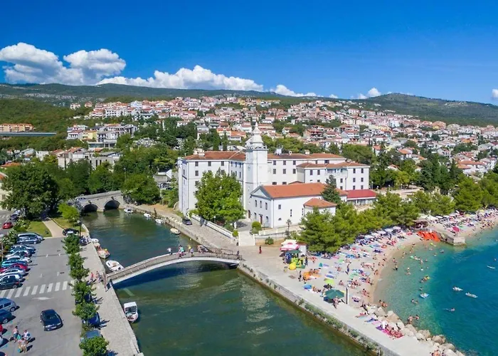 Luxury With Pool Near The Beach, Great View - Traveler Tourist Agency Krk - Id 2135 *